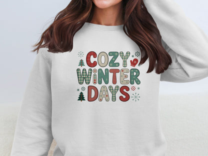 Cozy Winter Days Cute Festive Sweatshirt Product
