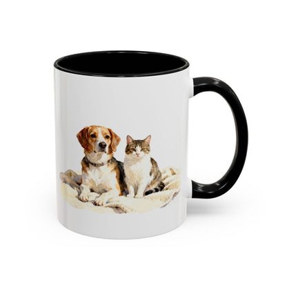 Cute Dog and Cat Design on Coffee Mug product