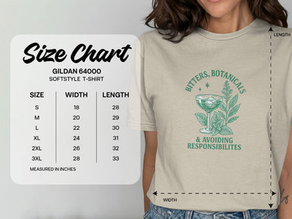 Bitters Botanicals Avoiding Responsibilities T-shirt product