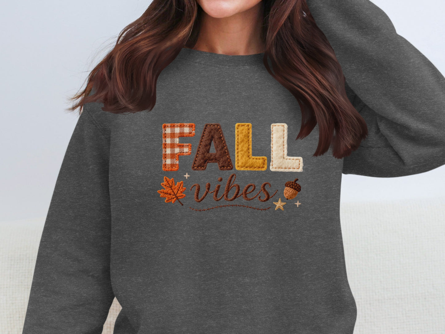 Cozy Autumn Fall Vibes Graphic Sweatshirt