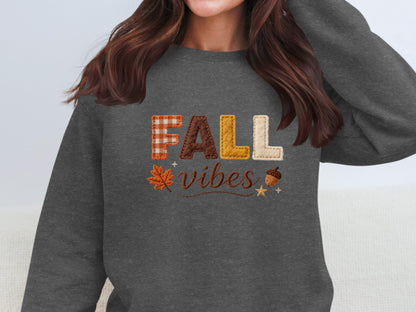 Cozy Autumn Fall Vibes Graphic Sweatshirt