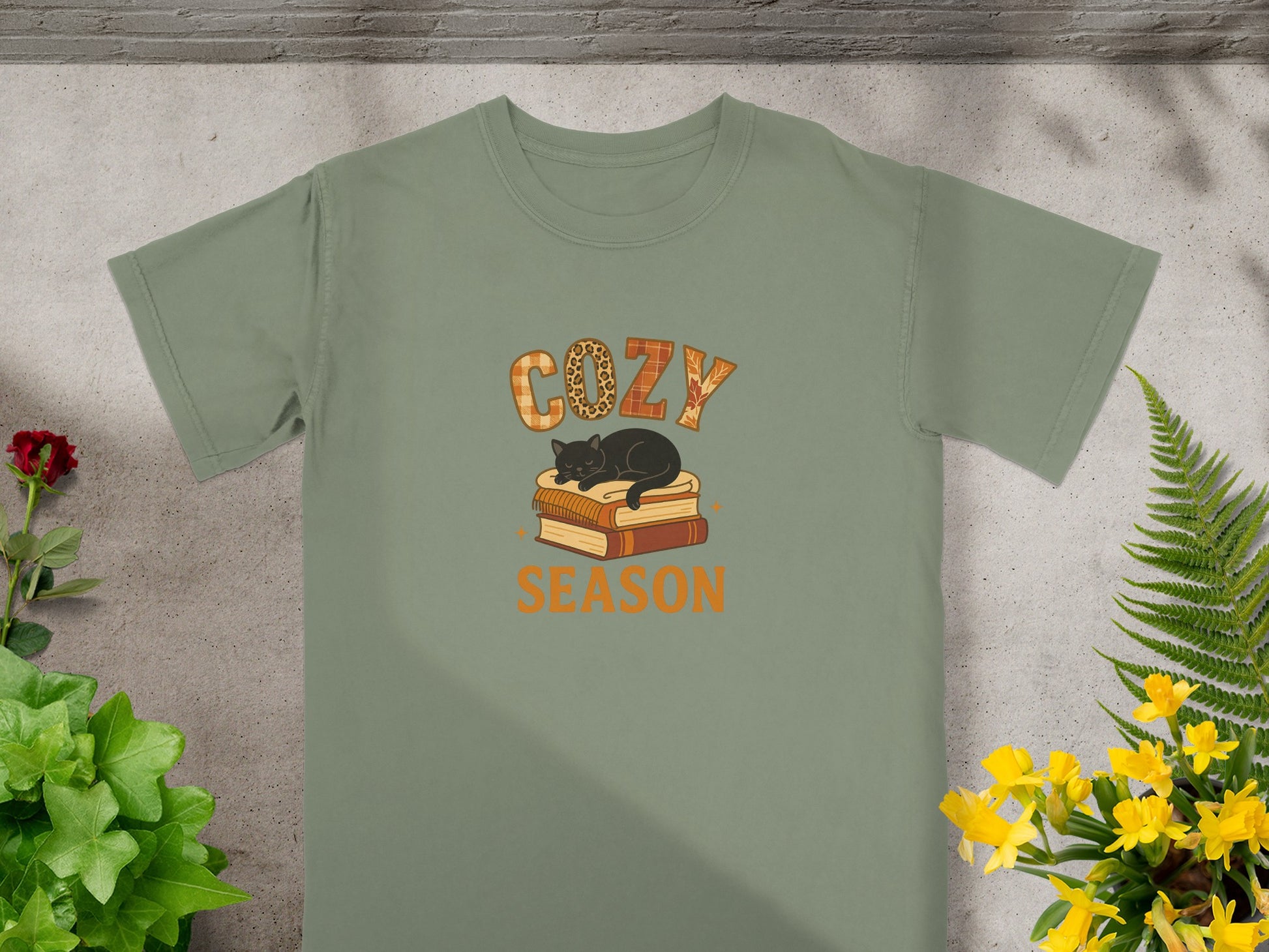 Cozy Season Design Printed T-Shirt Product