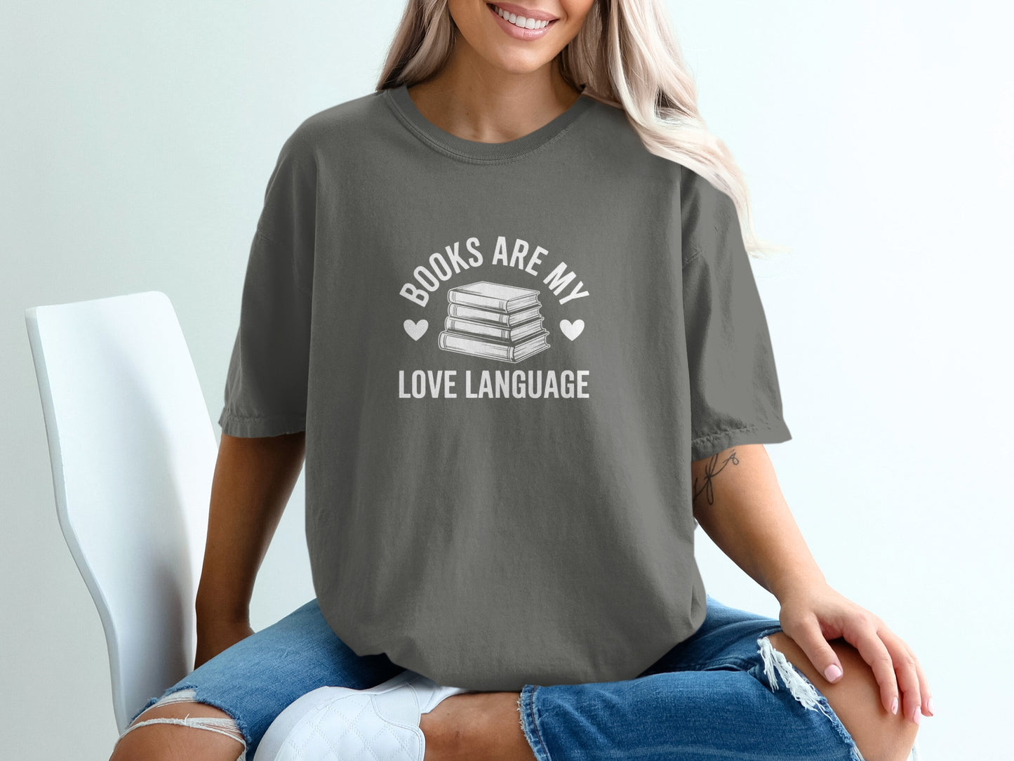 Books Are My Love Language Graphic T-Shirt product