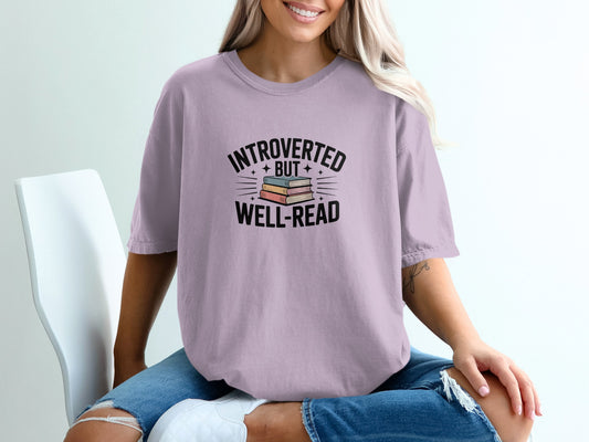 Introverted But Well-Read Graphic Tee product