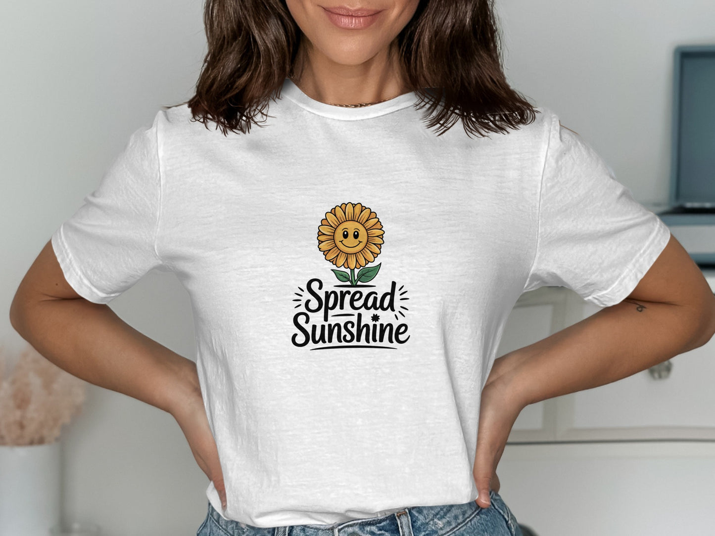 Spread Sunshine Graphic T Shirt Casual Top product