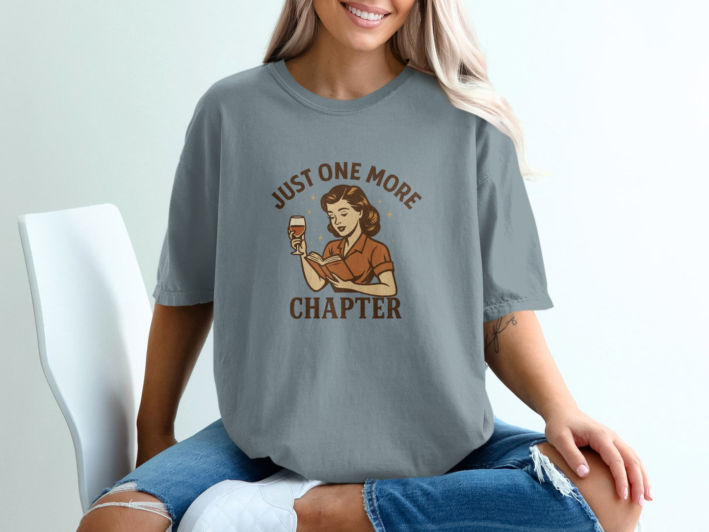 Just One More Chapter Print Graphic T-Shirt product type