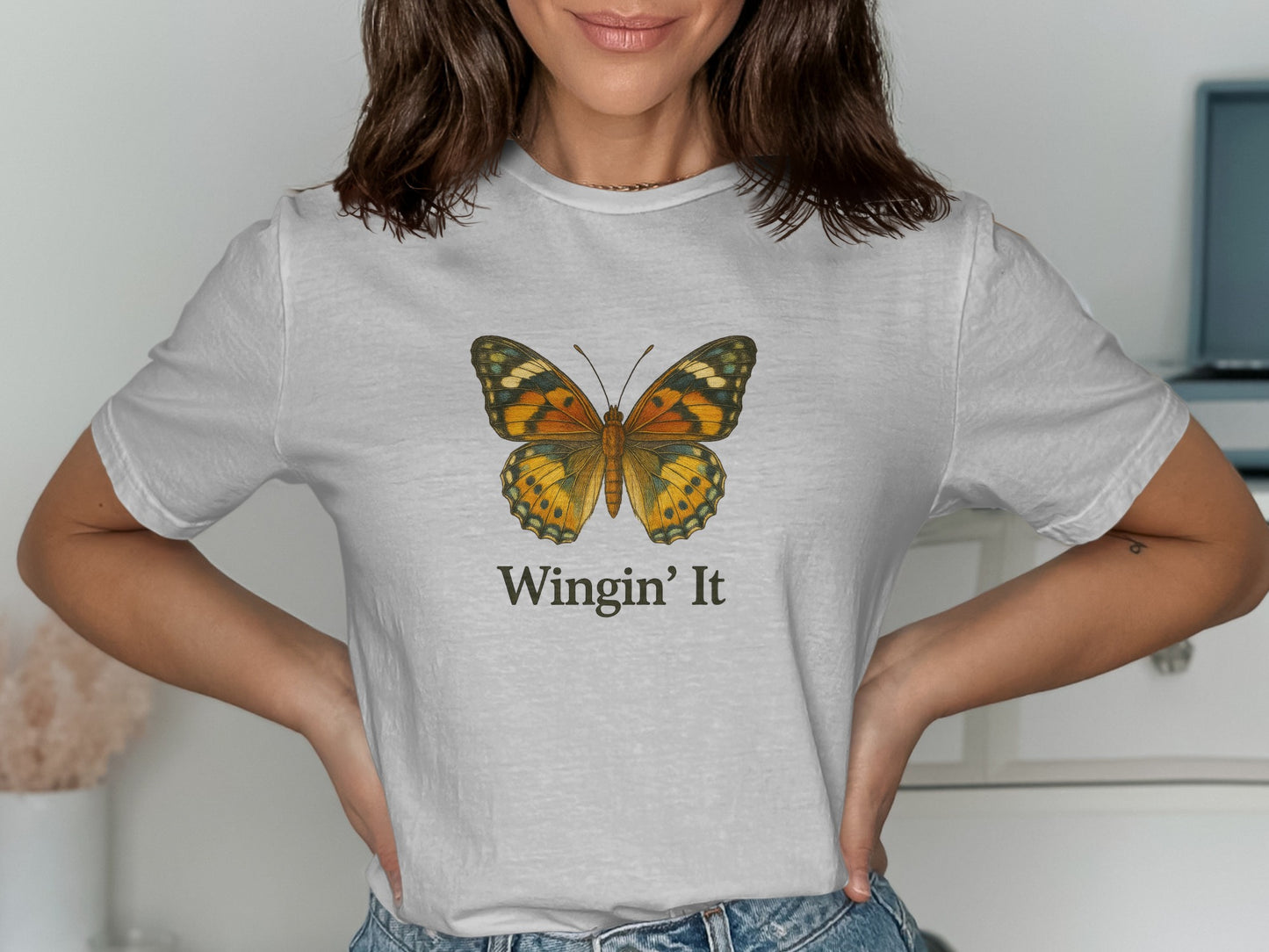Wingin' It Butterfly Graphic Tee product