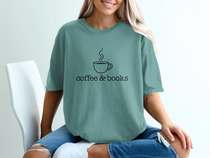 Coffee and Books Graphic T-shirt Product