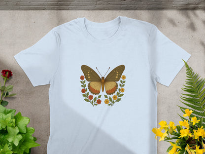Beautiful Butterfly with Floral Design T-shirt product type