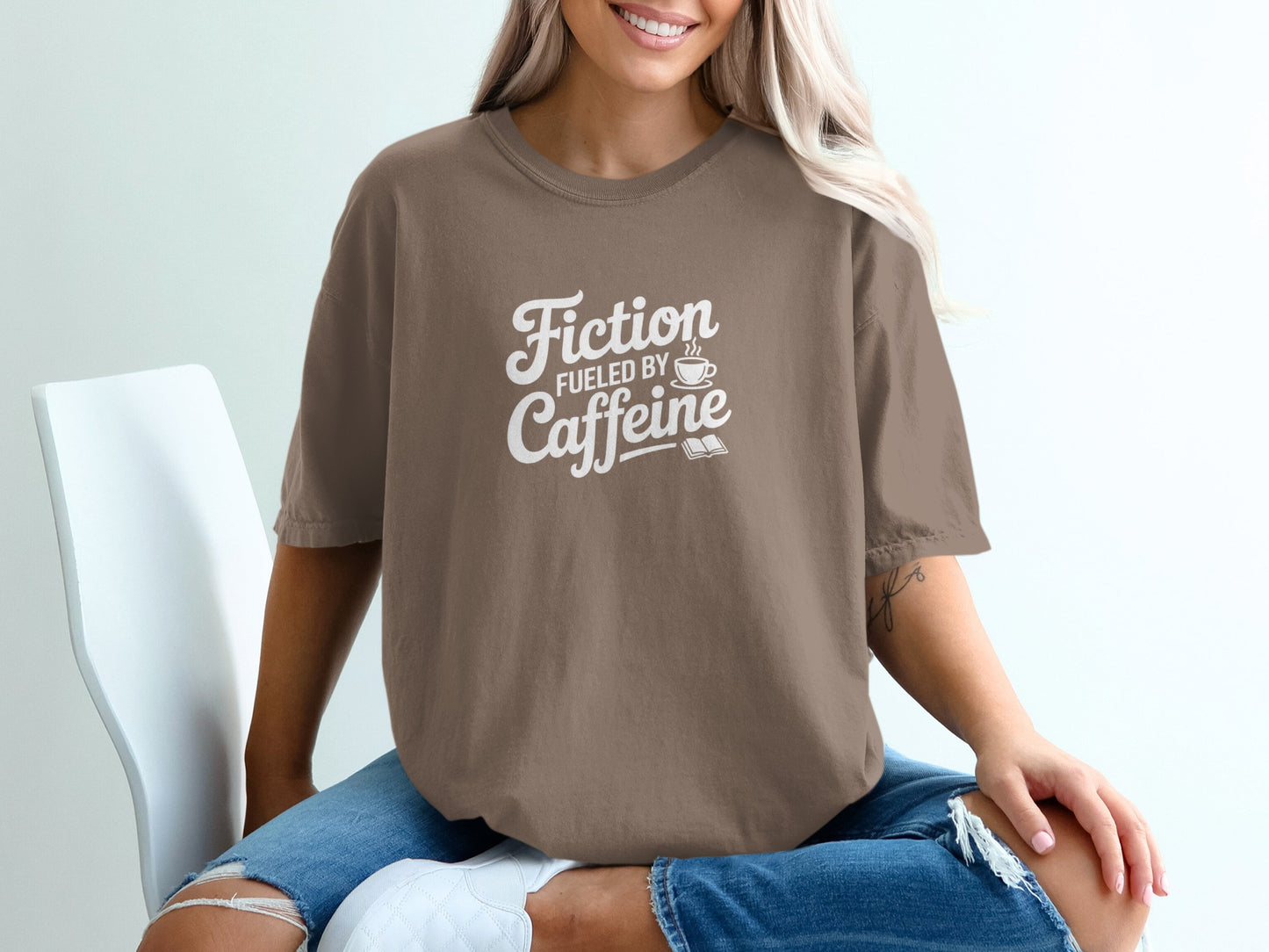 Fiction Fueled by Caffeine Graphic T-shirt product