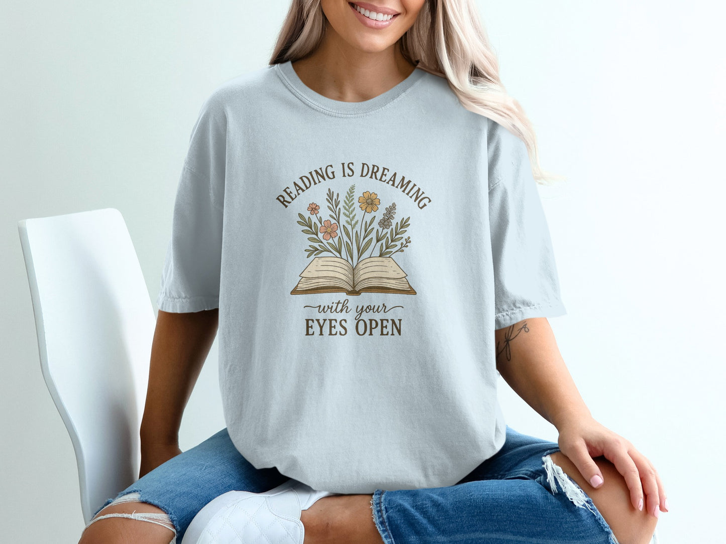 Reading Is Dreaming With Your Eyes Open T-Shirt product
