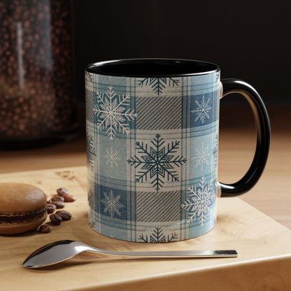 Winter Snowflakes Patterned Coffee Mug