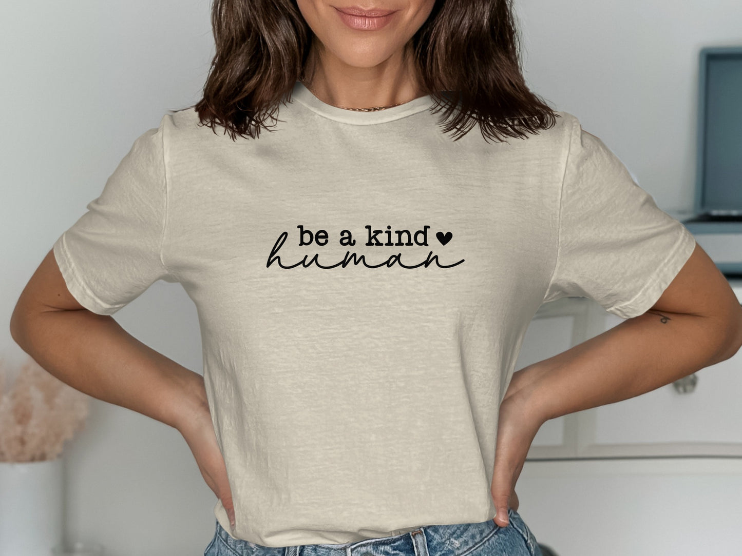 Inspirational Be A Kind Human Message T-shirt product