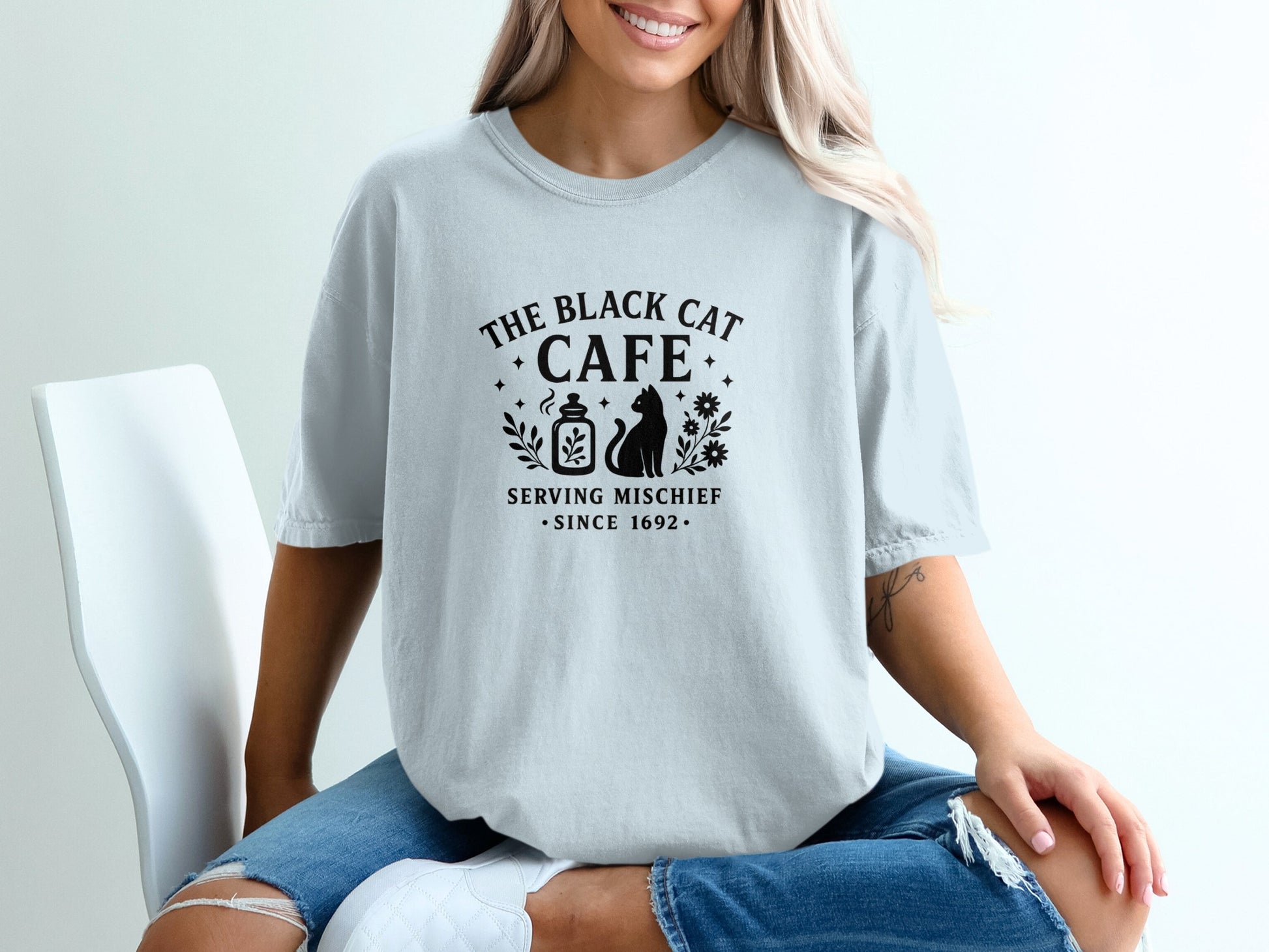 The Black Cat Cafe Serving Mischief Since 1692 product type