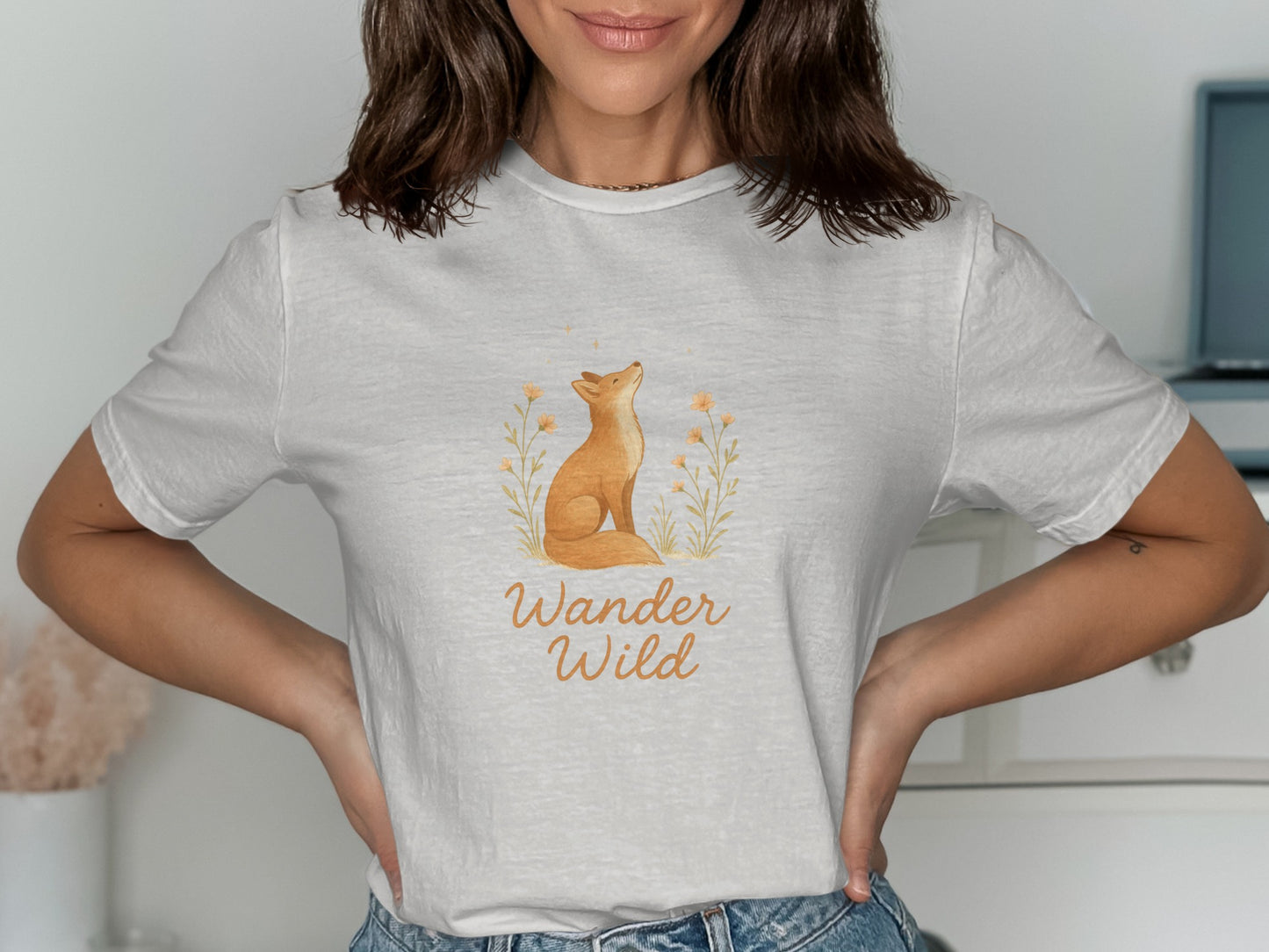 Wander Wild Fox Graphic Printed Top product type