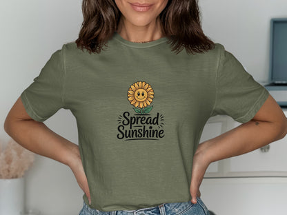 Spread Sunshine Sunflower Graphic Shirt product