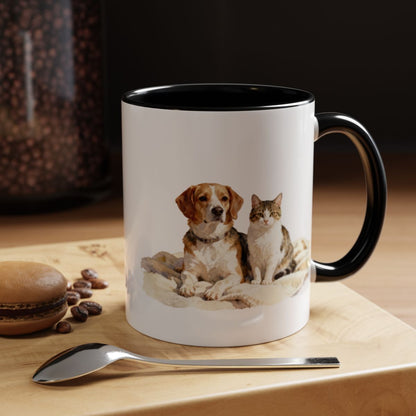 Adorable Dog and Cat Design Coffee Mug product type