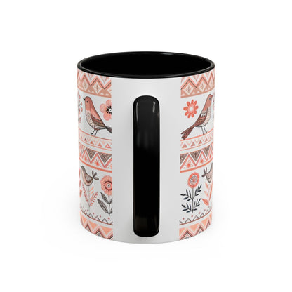 Beautiful Bird Pattern Design Coffee Mug
