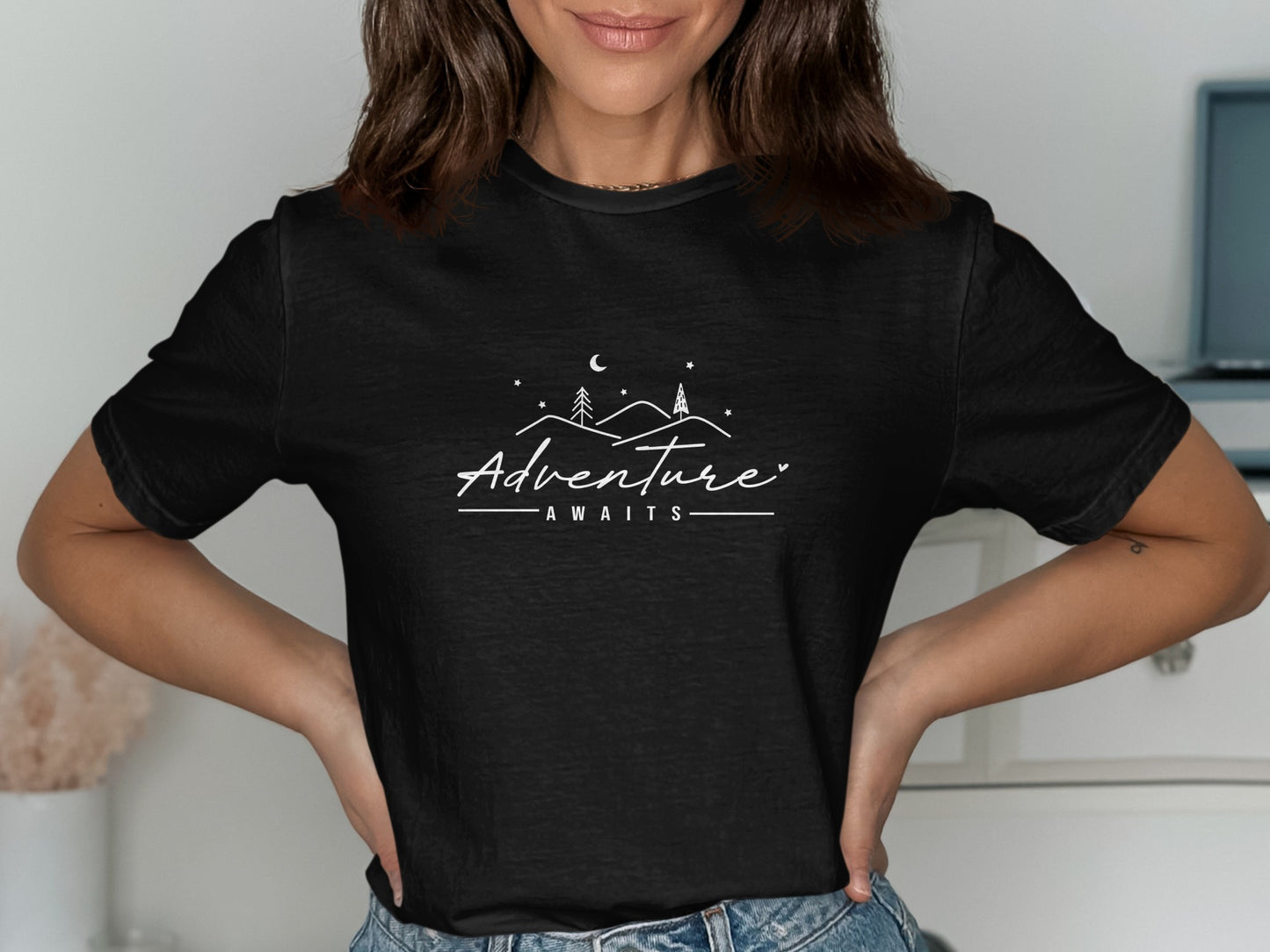 Adventure Awaits Graphic Printed T-Shirt product