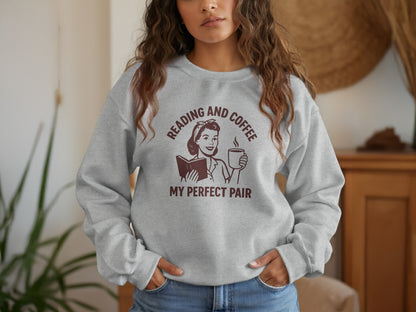Reading and Coffee My Perfect Pair Sweatshirt