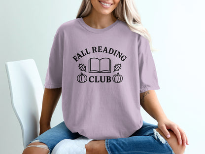 Fall Reading Club Graphic Tee Shirt product