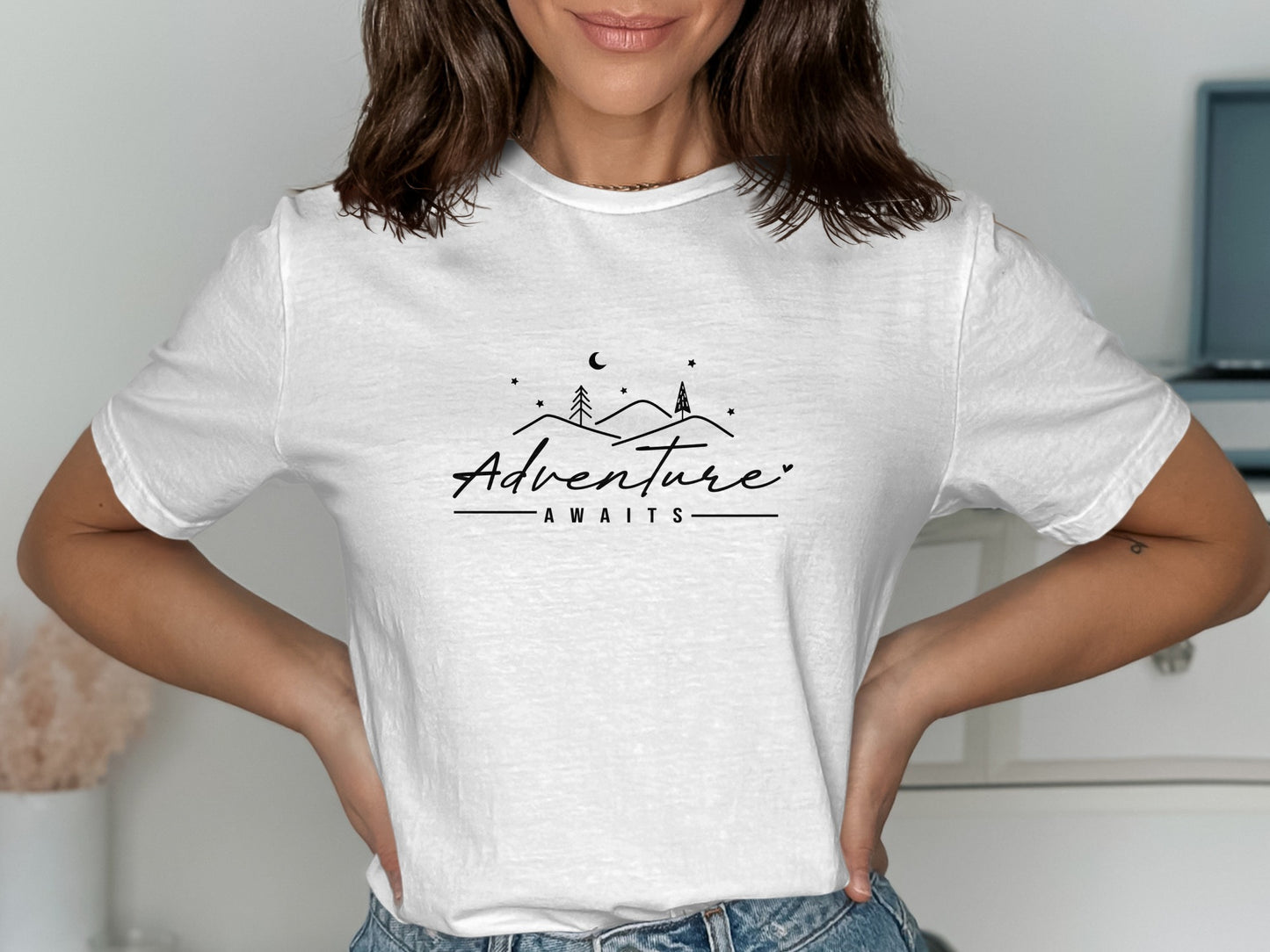 Adventure Awaits Graphic Tee shirt product type