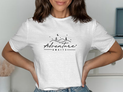 Adventure Awaits Graphic Tee shirt product type