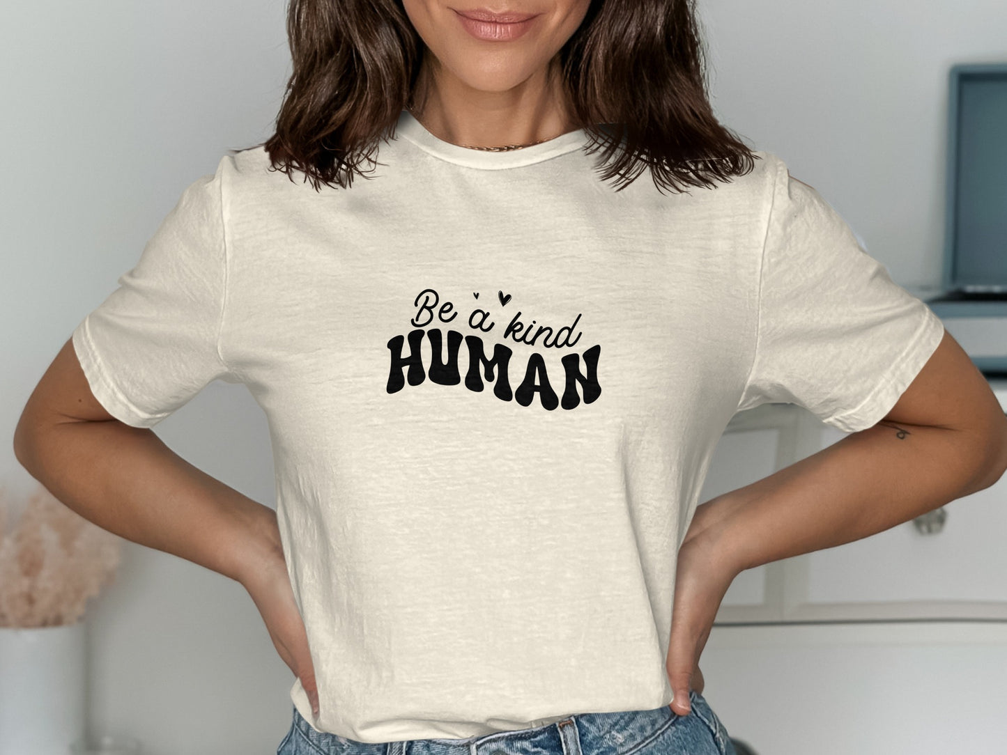 Be a Kind Human Graphic Printed T-shirt product