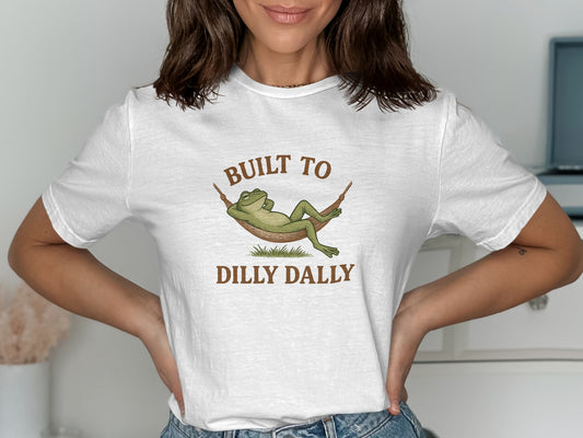 Built to Dilly Dally Frog Relaxation Shirt product