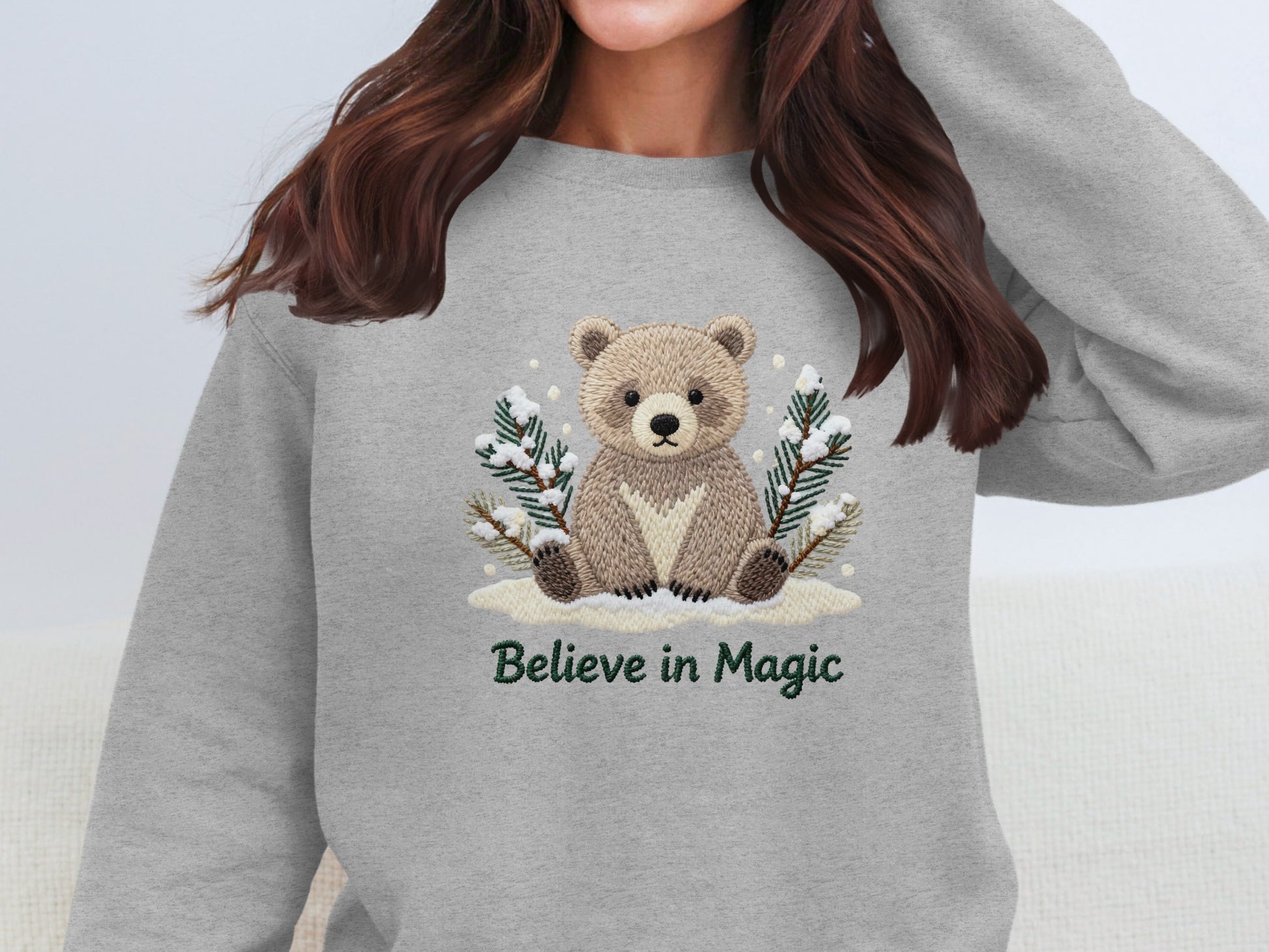 Believe in Magic Winter Bear Sweatshirt