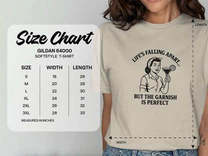 Life's Falling Apart But Garnish Perfect T-Shirt Product
