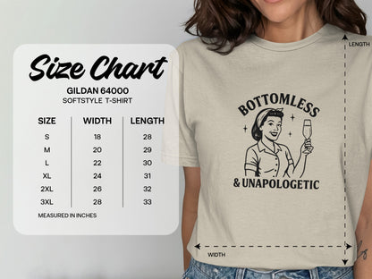 Bottomless and Unapologetic Softstyle T-Shirt product
