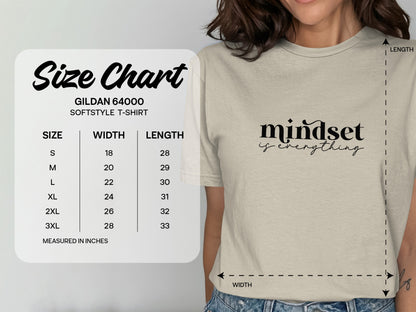 Mindset is Everything Softstyle T-shirt product type