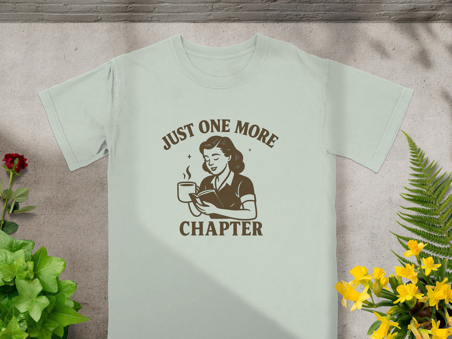 Just One More Chapter Graphic Novelty Tee Shirt product type