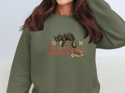 Hibernation Season Graphic Sweatshirt for Cozy Comfort