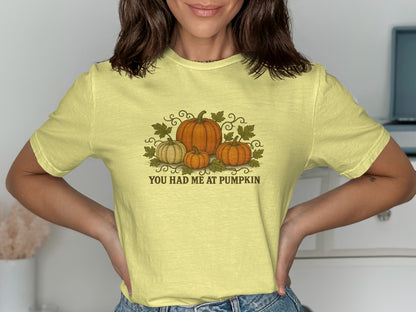 You Had Me At Pumpkin Graphic T-shirt product type