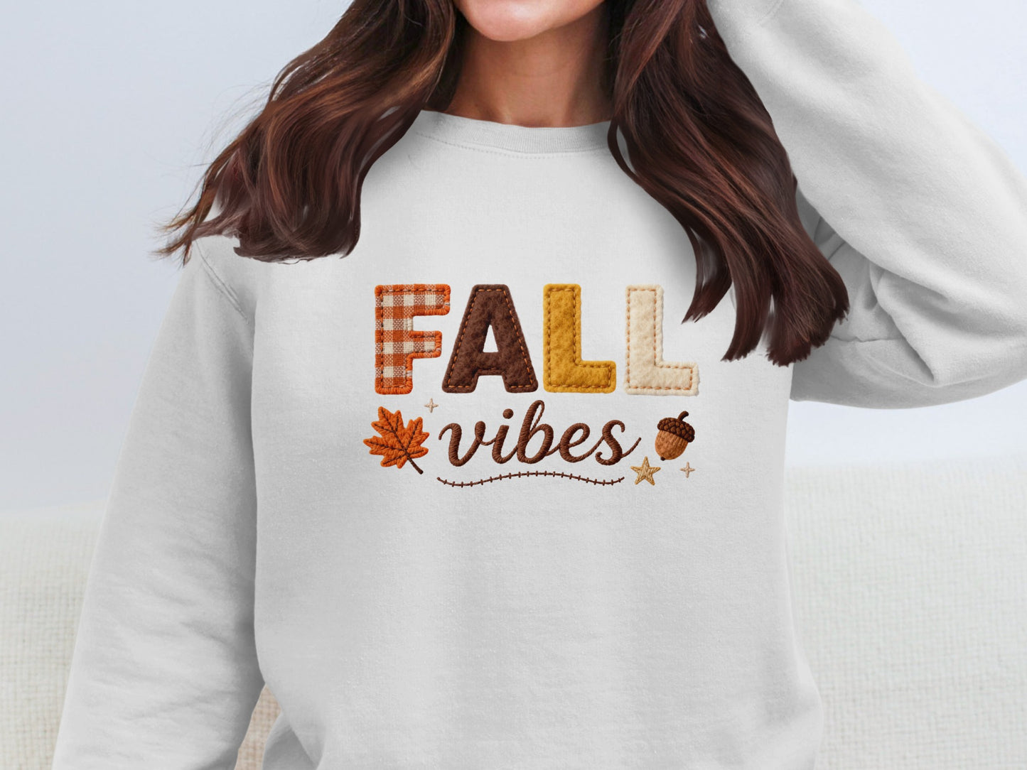 Cozy Autumn Fall Vibes Sweatshirt for Seasonal Style