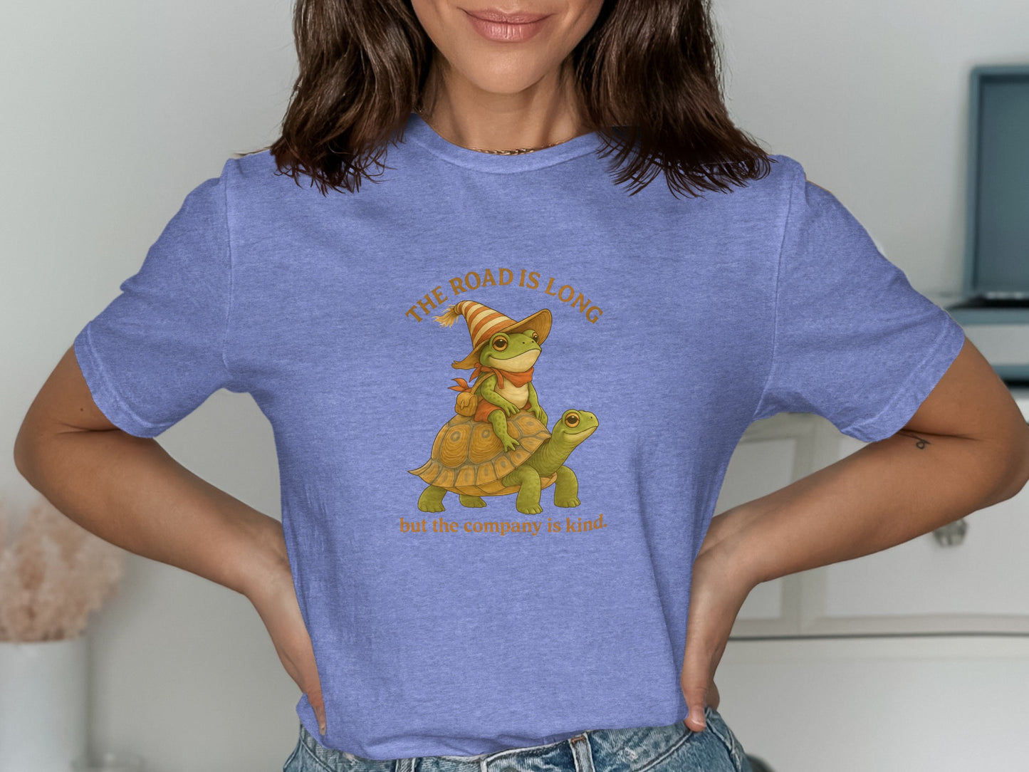 The Road Is Long But The Company Is Kind T-Shirt