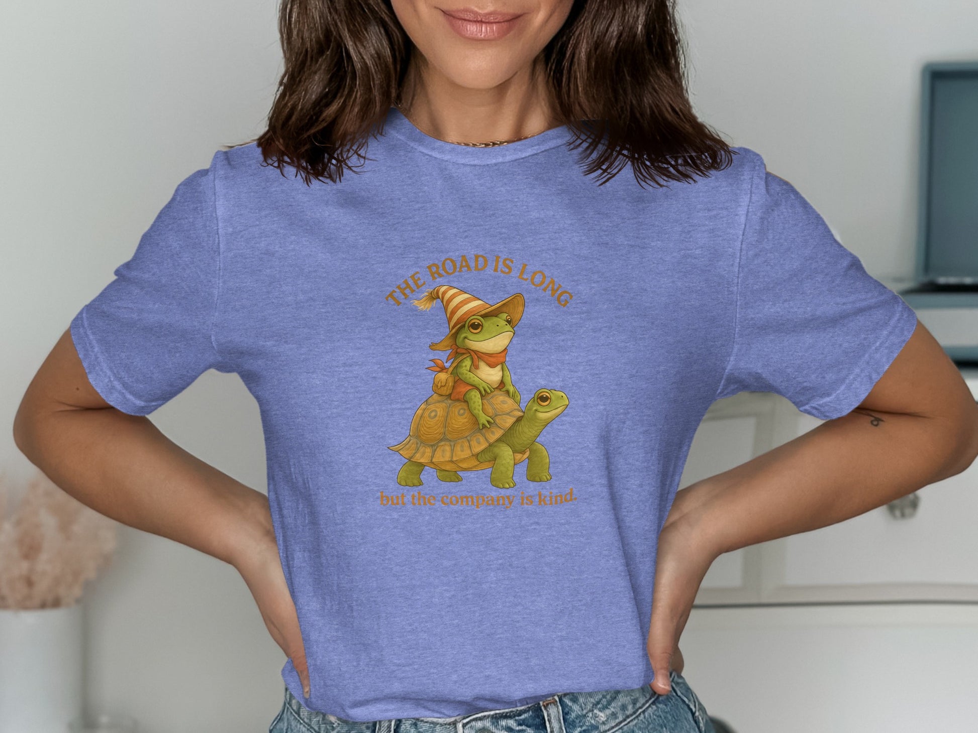 The Road Is Long But The Company Is Kind T-Shirt