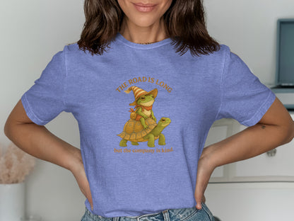 The Road Is Long But The Company Is Kind T-Shirt