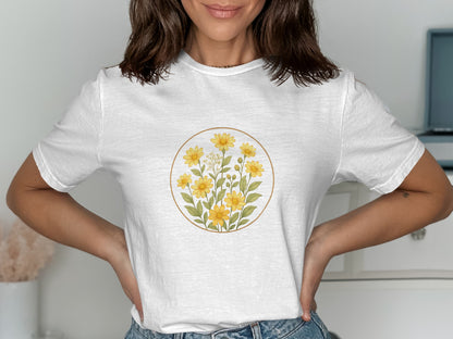 Floral Daisy Graphic Tee Shirt product