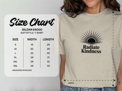Radiate Kindness Graphic T-Shirt product type