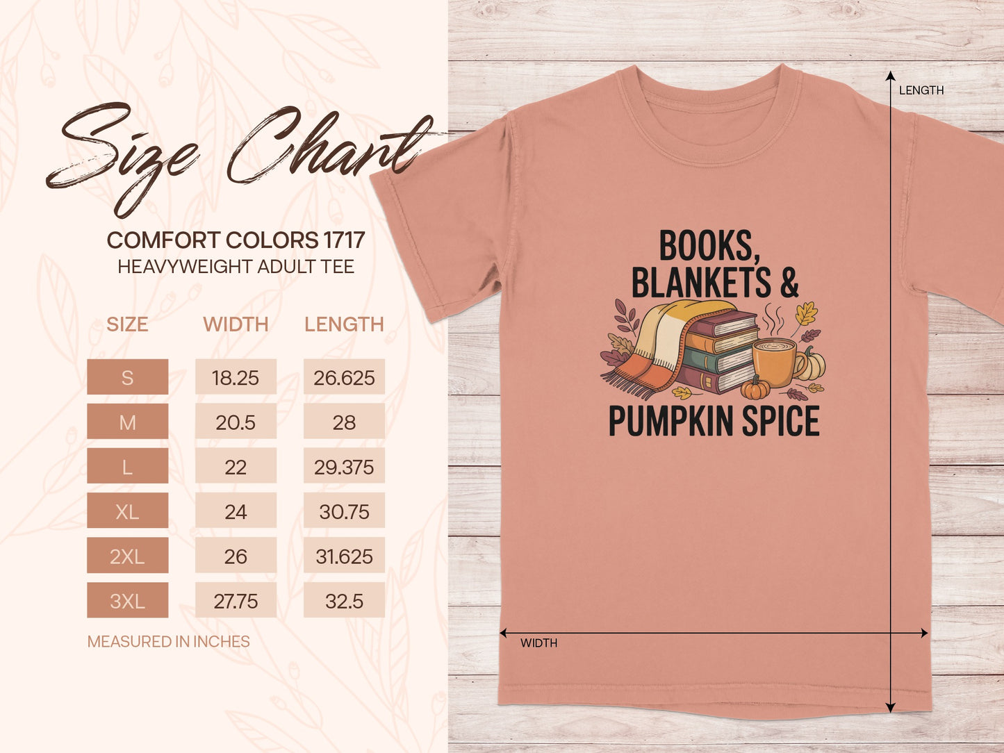 Books Blankets Pumpkin Spice Graphic T-Shirt product
