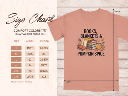 Books Blankets Pumpkin Spice Graphic T-Shirt product