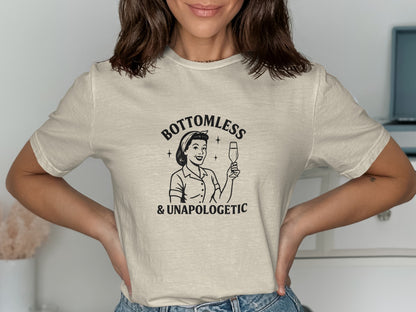 Bottomless and Unapologetic Graphic T-Shirt product type