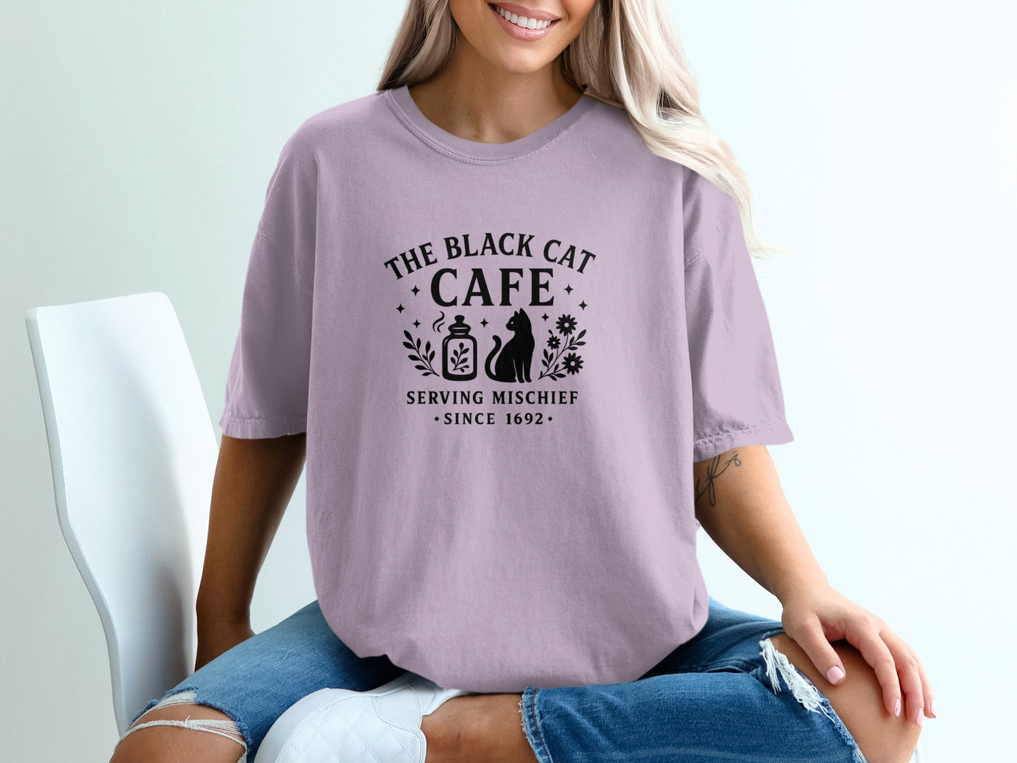 The Black Cat Cafe Serving Mischief Since 1692 product type
