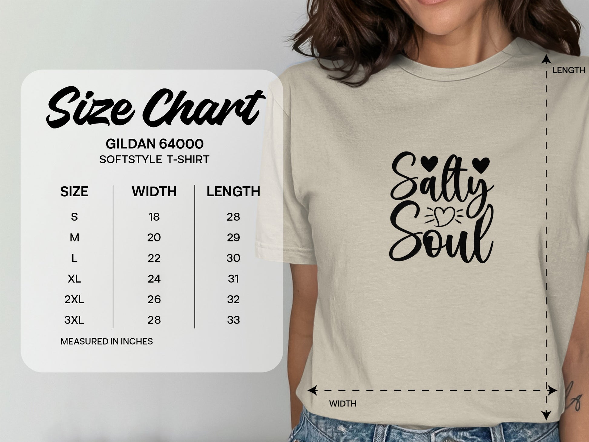 Salty Soul Statement Tee for Confident Individuals product type