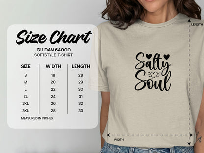 Salty Soul Statement Tee for Confident Individuals product type