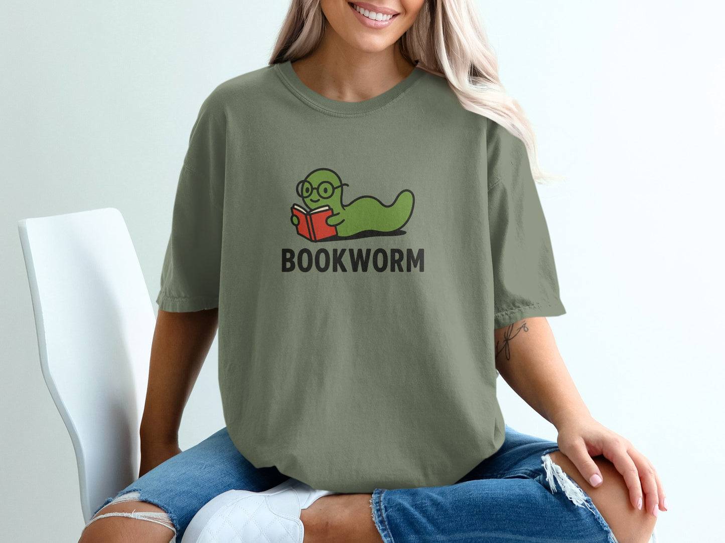 Bookworm Reading Graphic Tee Product