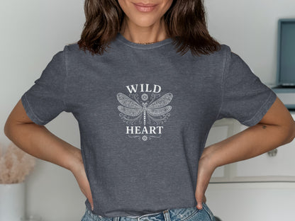 Wild Heart Dragonfly Graphic Tee Shirt product